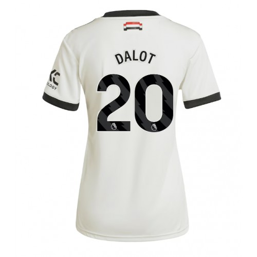 Manchester United Diogo Dalot #20 Rezervni Dres za Ženska 2024-25 Kratak Rukav